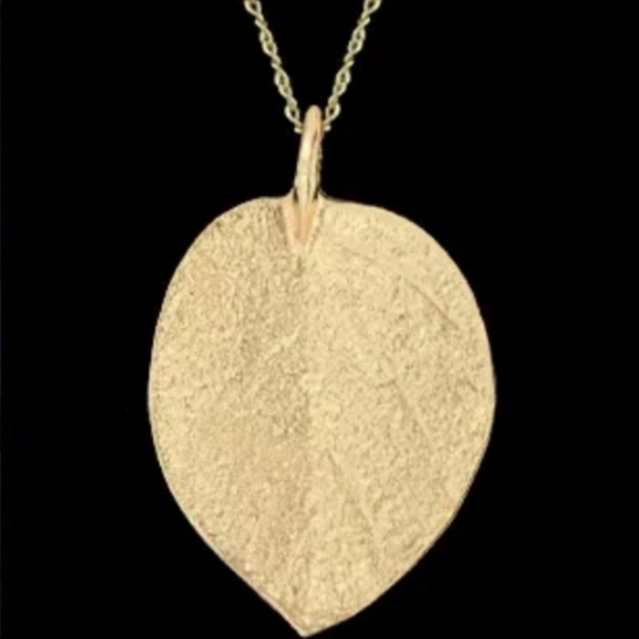NWT Leaf Pendant Necklace - Picture 2 of 4